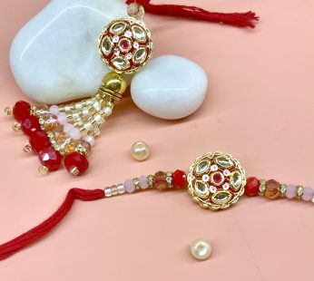 Bhaiya Bhabhi Designer Bracelet Rakhi Set