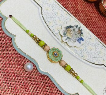 Pastel Green Rakhi