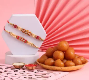 Rakhi Duo With Gulab Jamun