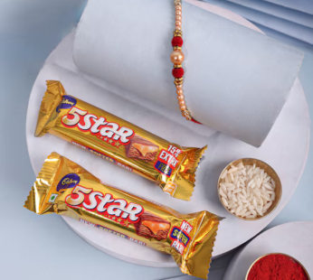 Rakhi With 5 Star Chocolate