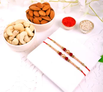 Set Of 2 Pearl Rakhi